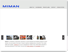 Tablet Screenshot of miman.com